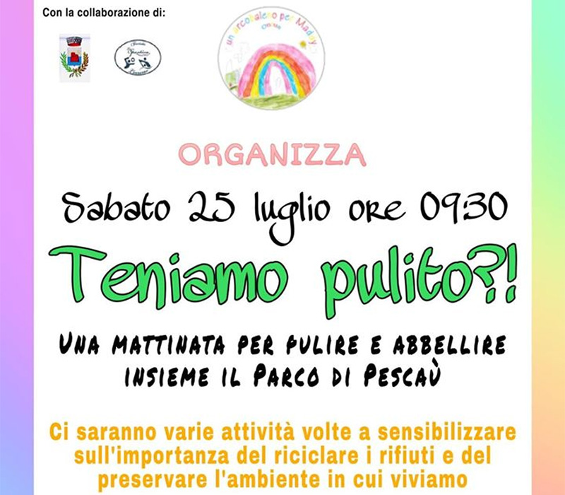 Teniamo pulito?